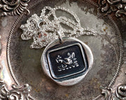 boars head wax seal necklace