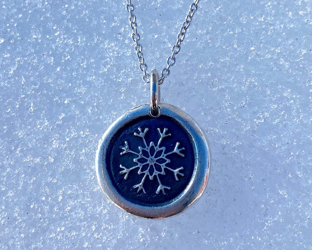 snowflake necklace