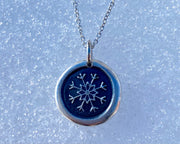 snowflake necklace