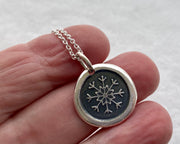 snowflake pendant