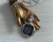 rapier wax seal necklace