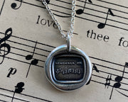 remember me wax seal pendant