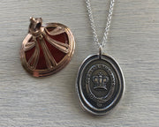 wax seal necklace
