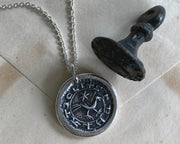 crow wax seal jewelry