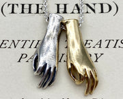 hand necklace pendant - figural left hand necklace