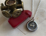 heart wax seal jewelry