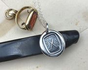 scissors wax seal pendant