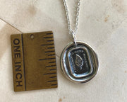 evergreen leaf pendant