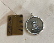 mermaid wax seal pendant