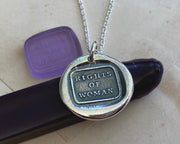 women's suffrage pendant