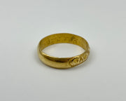 mourning band ring 1713