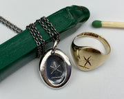 armorial star wax seal jewelry