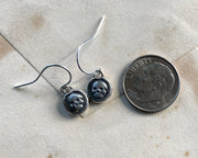 skull earrings - memento mori - wax seal jewelry