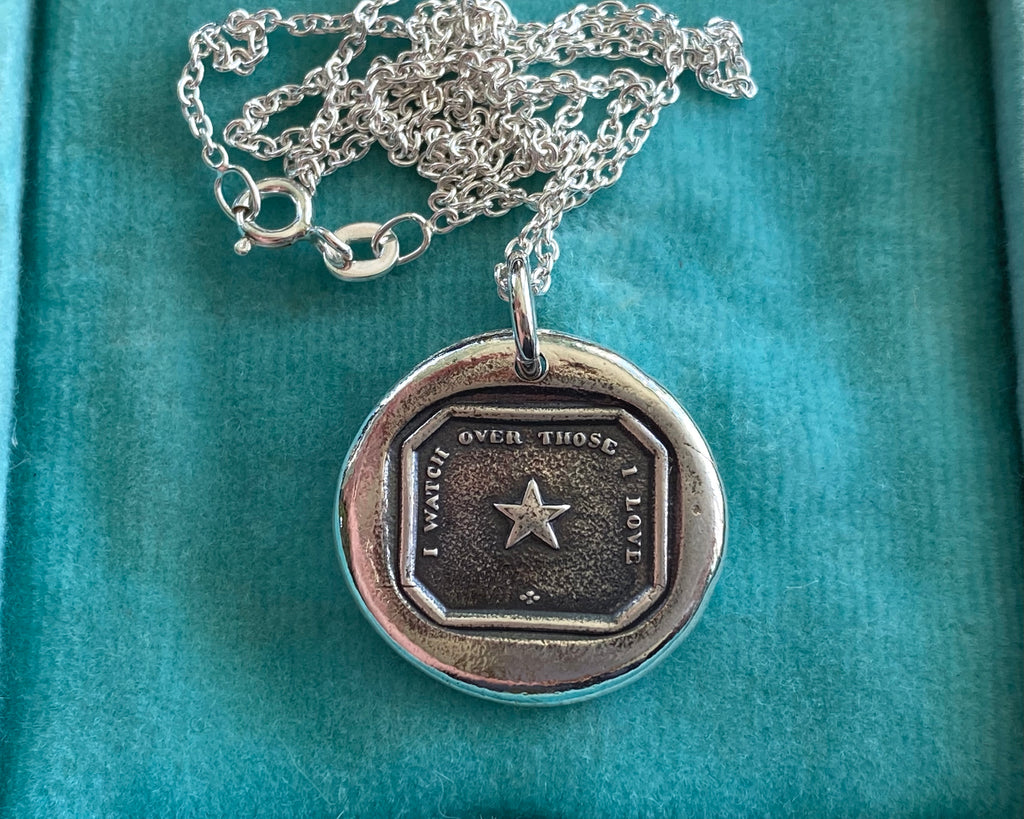 star wax seal necklace