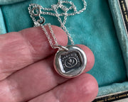 snake eating tail necklace
