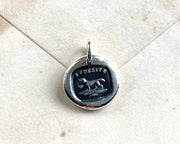 dog wax seal necklace - wax seal jewelry