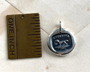 dog wax seal necklace - wax seal jewelry