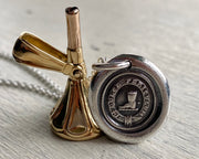 spurred boot wax seal jewelry