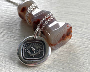 scottish thistle wax seal jewelry