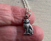cat necklace charm
