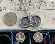 scottish thistle wax seal jewelry
