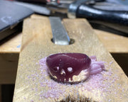skull ring wax carving
