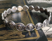 skull wax seal bracelet