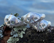 skull rings raw castings