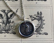 dragon wax seal pendant