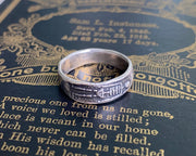 rustic skeleton ring
