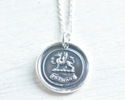 griffin wax seal necklace - FORWARD - wax seal jewelry