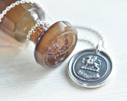 griffin wax seal necklace - FORWARD - wax seal jewelry