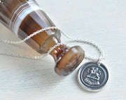 griffin wax seal necklace - FORWARD - wax seal jewelry
