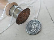 lion wax seal jewelry
