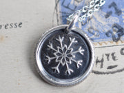 snowflake necklace