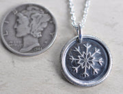 snowflake pendant