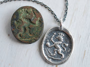 lion wax seal jewelry
