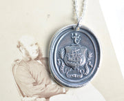 ship wax seal pendant
