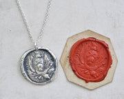 skull wax seal jewelry