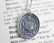 ship wax seal pendant