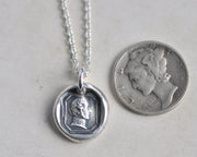 Prince Albert wax seal pendant