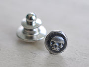 skull wax seal tie tack