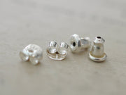 heart wax seal earrings - heart post earrings - wax seal jewelry