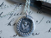 scottish thistle wax seal jewelry