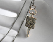 watch key necklace