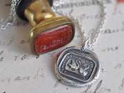 swan wax seal jewelry