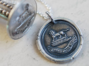 lion wax seal jewelry