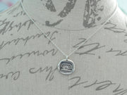 ship wax seal necklace