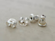 skull studs - skull post earrings - memento mori - wax seal jewelry