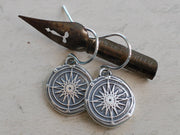 compass earrings